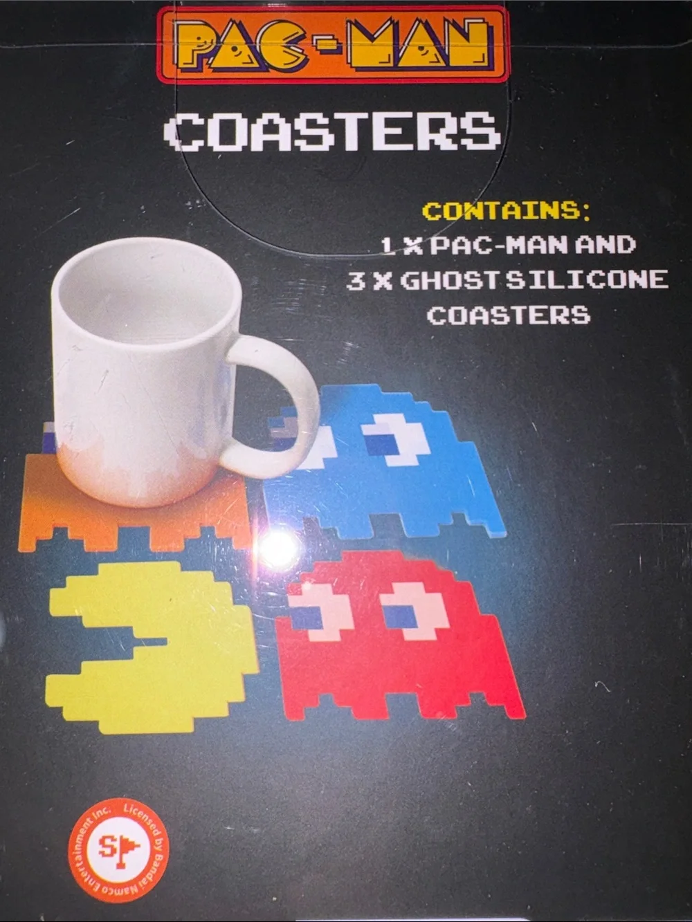 Pac-Man Silicone Coaster Set by Paladone
